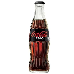 COCA COLA ZERO  CL.33  X 24  BOTTIGLIE VETRO 2