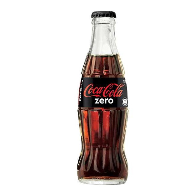 COCA COLA ZERO  CL.33  X 24  BOTTIGLIE VETRO