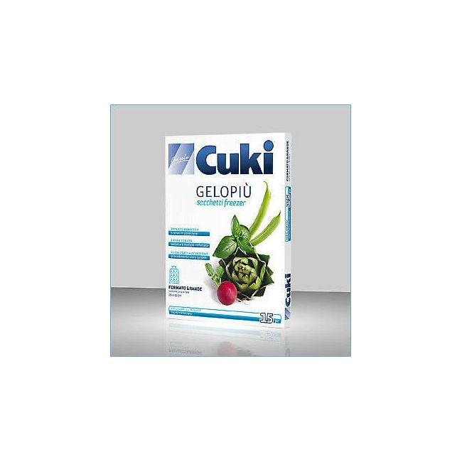 SACCHETTI FREEZER GELOPIU CUKI 29X42 PZ.15 GRANDE