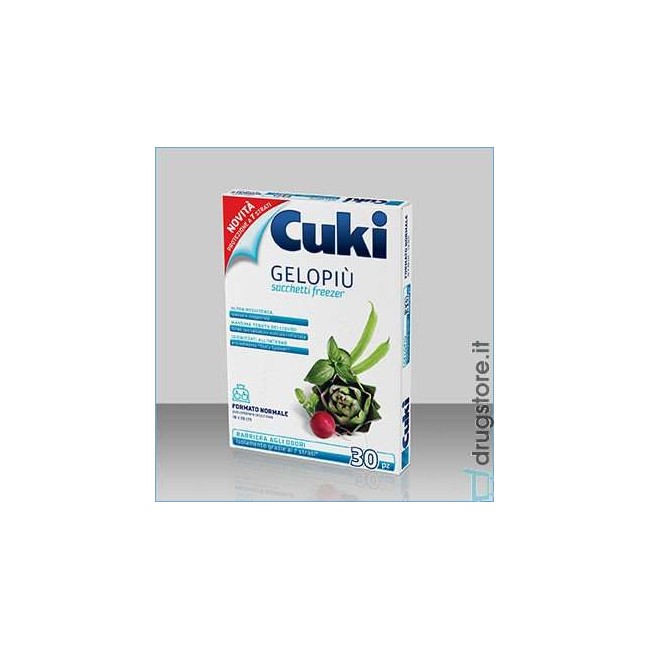 SACCHETTI  FREEZER GELOPIU CUKY 18X28 PZ.30 NORMALE