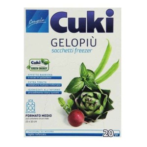 SACCHETTI  FREEZER GELOPIU CUKI 23X32 PZ.23 FORMATO MEDIO