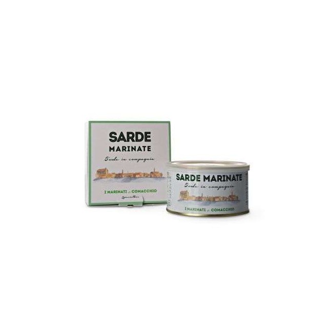 SARDE MARINATE   'SPECIALITA' DELLE VALLI DI COMACCHIO'  GR.350