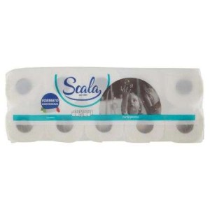 CARTA IGIENICA 2 VELI SCALA  X 10 ROTOLI