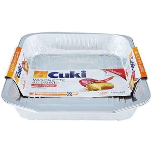 VASCHETTE ALLUMINIO  8 PORZIONI  CONF.PZ.3