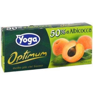 YOGA OPTIMUN SUCCHI ML.200 BRIK X 3   ALBICOCCA
