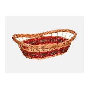 CESTI VIMINI INTRECCIO ROSSO