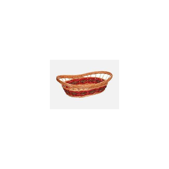CESTI VIMINI INTRECCIO ROSSO