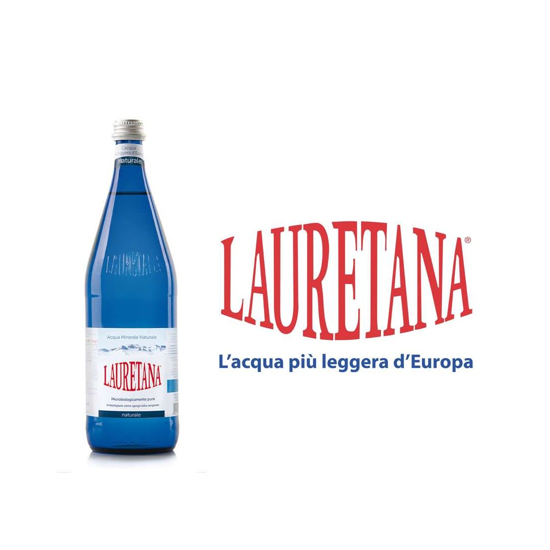Bottiglie in vetro  Acqua Minerale Lauretana