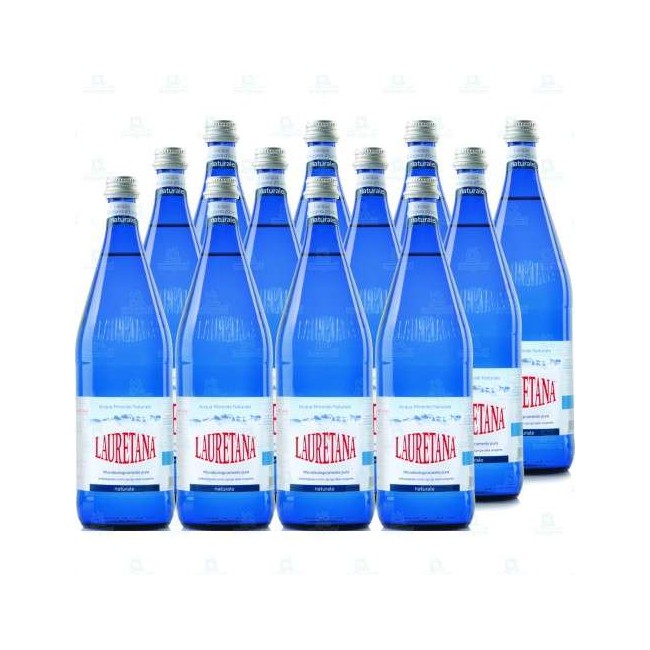 ACQUA LAURETANA IN VETRO CASSA DA 12 BOTTIGLIE LT.1 NATURALE