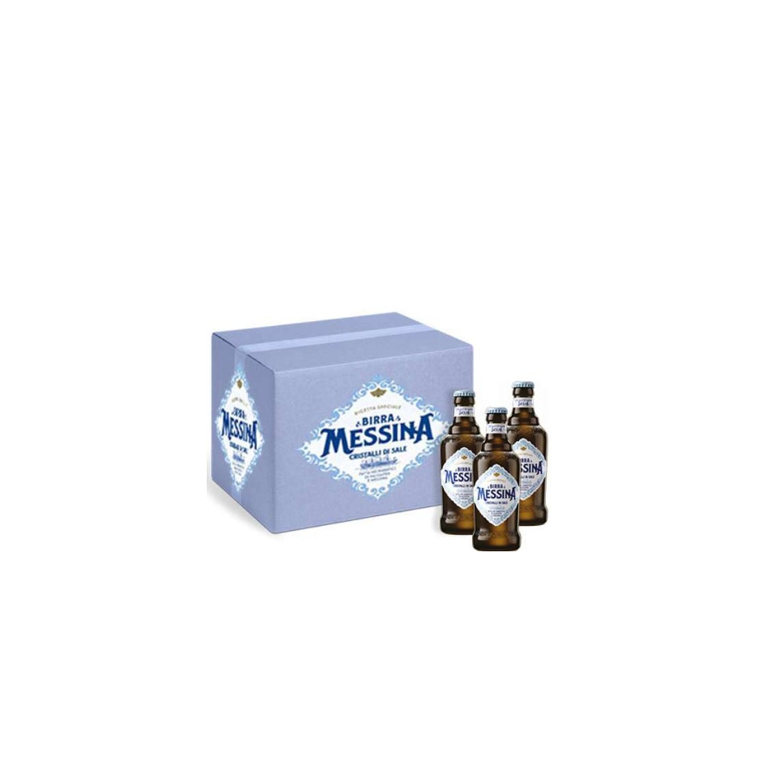 BIRRA MESSINA CRISTALLI DI SALE CL.50 X 15 BOTTIGLIE