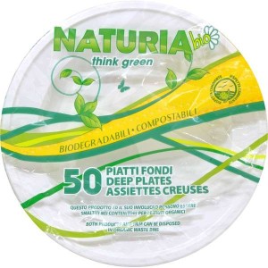 PIATTI FONDI NATURIA BIO X 50 PZ.