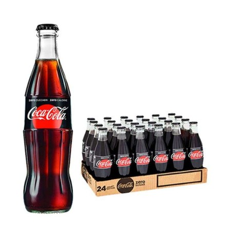 COCA COLA ZERO  CL.33  X 24  BOTTIGLIE VETRO