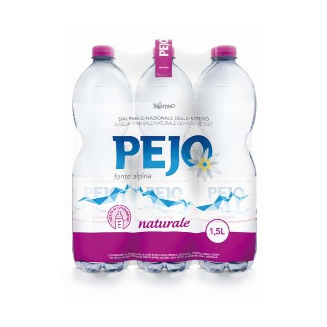 BANCALE A CASA  PEJO NATURALE CL.150 X 6 BOTTIGLIE PET   84 FARDELLI DA 6