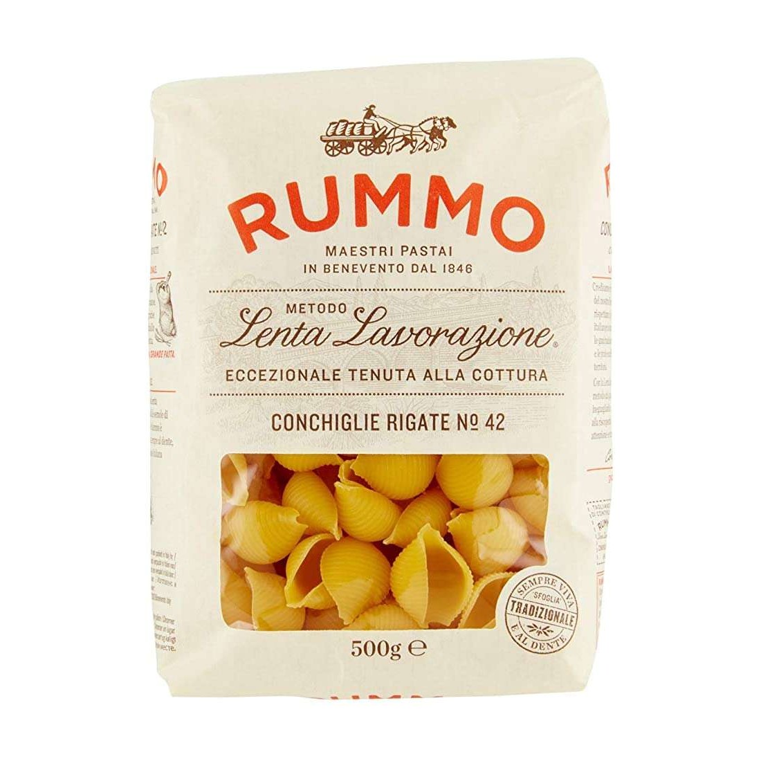 RUMMO PASTA CONCHIGLIE RIGATE NR.42 GR.500