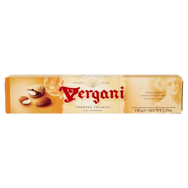 TORRONE FRIABILE ALLE MANDORLE VERGANI GR.150