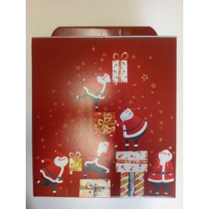 SCATOLA cartone CONFEZIONE natalizia DEARSANTA 30.5x23 h34