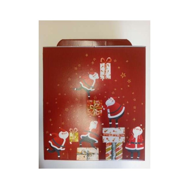 SCATOLA cartone CONFEZIONE natalizia DEARSANTA 30.5x23 h34