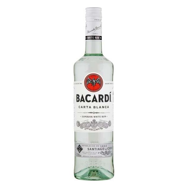 BACARDI BIANCO 1 LT X 12 BOTTIGLIE