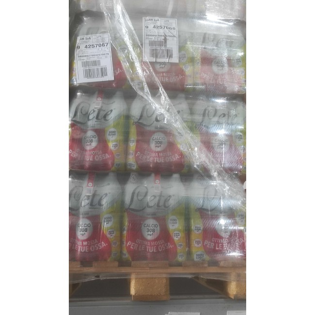 BANCALE A CASA  ACQUA LETE CL.150 X 6 BOTTIGLIE PET 63 FARDELLI DA 6