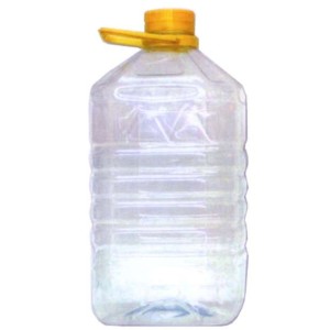 BOTTIGLIA CONTENITORE DAMA LT.5  PET  KIT DA 4