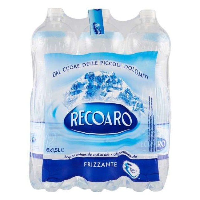 ACQUA RECOARO FRIZZANTE CL.150 X 6 BOTTIGLIE PET