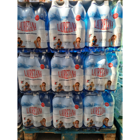 BANCALE A CASA  LAURETANA NATURALE CL.150 X 6 BOTTIGLIE PET   63 FARDELLI DA 6