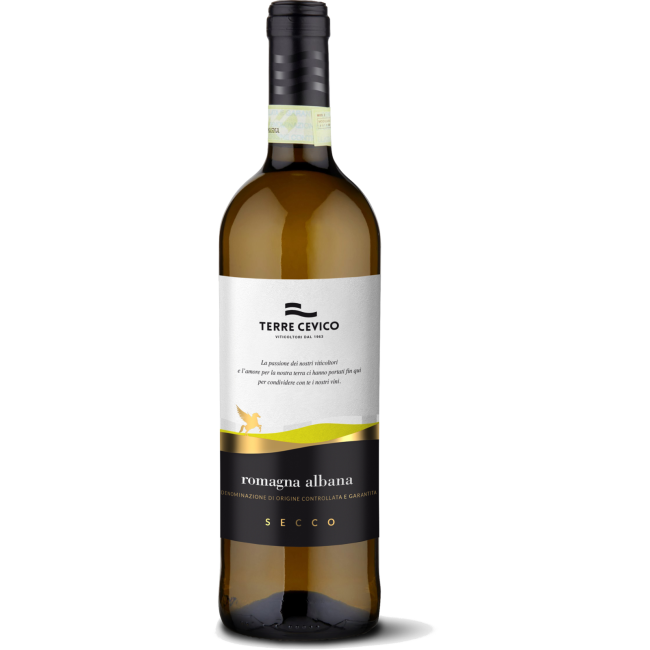 copy of VINO ALBANA DI ROMAGNA SECCO DOCG ROMANDIOLA  NOVALUNA CL.75