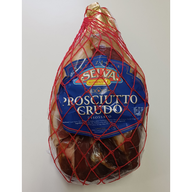 copy of PROSCIUTTO CRUDO SANDAN RISERVA DEI MONTI D'AMPEZZO ADDOBBO KG.7,8