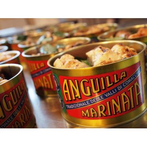 ANGUILLA  MARINATA   'SPECIALITA' DELLE VALLI DI COMACCHIO'  GR.550