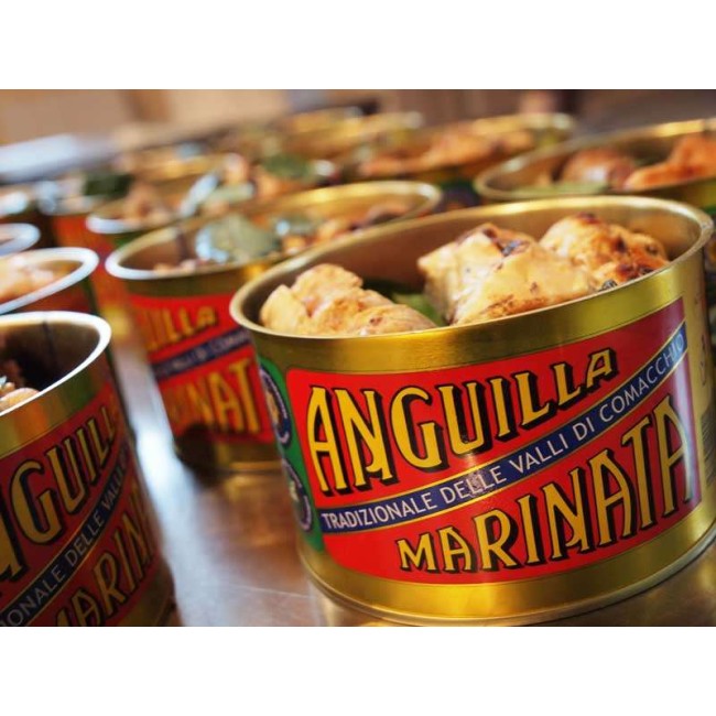 ANGUILLA  MARINATA   'SPECIALITA' DELLE VALLI DI COMACCHIO'  GR.550