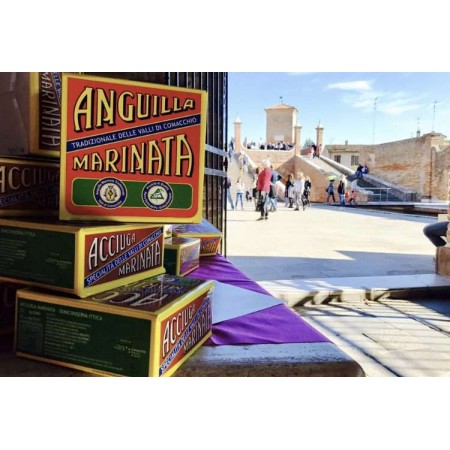 ANGUILLA  MARINATA   'SPECIALITA' DELLE VALLI DI COMACCHIO'  GR.550