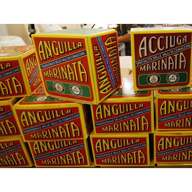 ANGUILLA  MARINATA   'SPECIALITA' DELLE VALLI DI COMACCHIO'  GR.550
