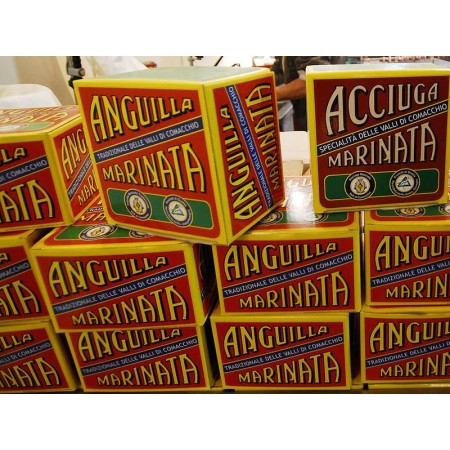 ANGUILLA  MARINATA   'SPECIALITA' DELLE VALLI DI COMACCHIO'  GR.550