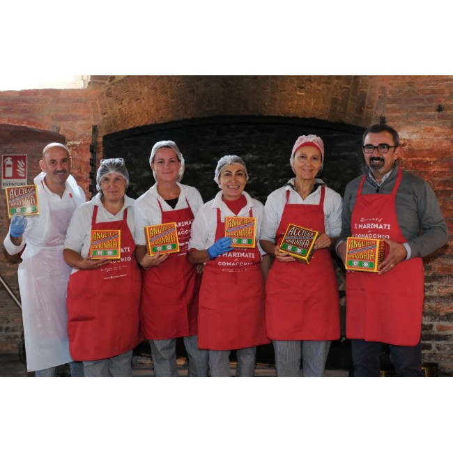 ANGUILLA  MARINATA   'SPECIALITA' DELLE VALLI DI COMACCHIO'  GR.550