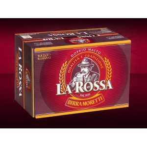 BIRRA MORETTI LA ROSSA   CL.33 X 24 BOTTIGLIE