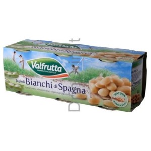 VALFRUTTA TRIS  FAGIOLI BIANCHI SPAGNA IN LATTINA GR.400